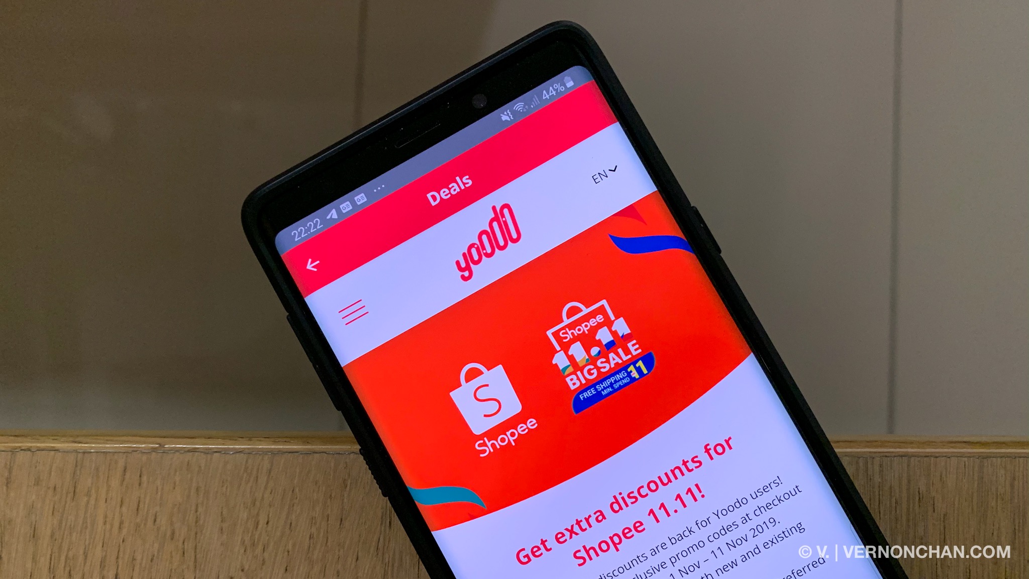 Yoodo Shopee 11.11 deal