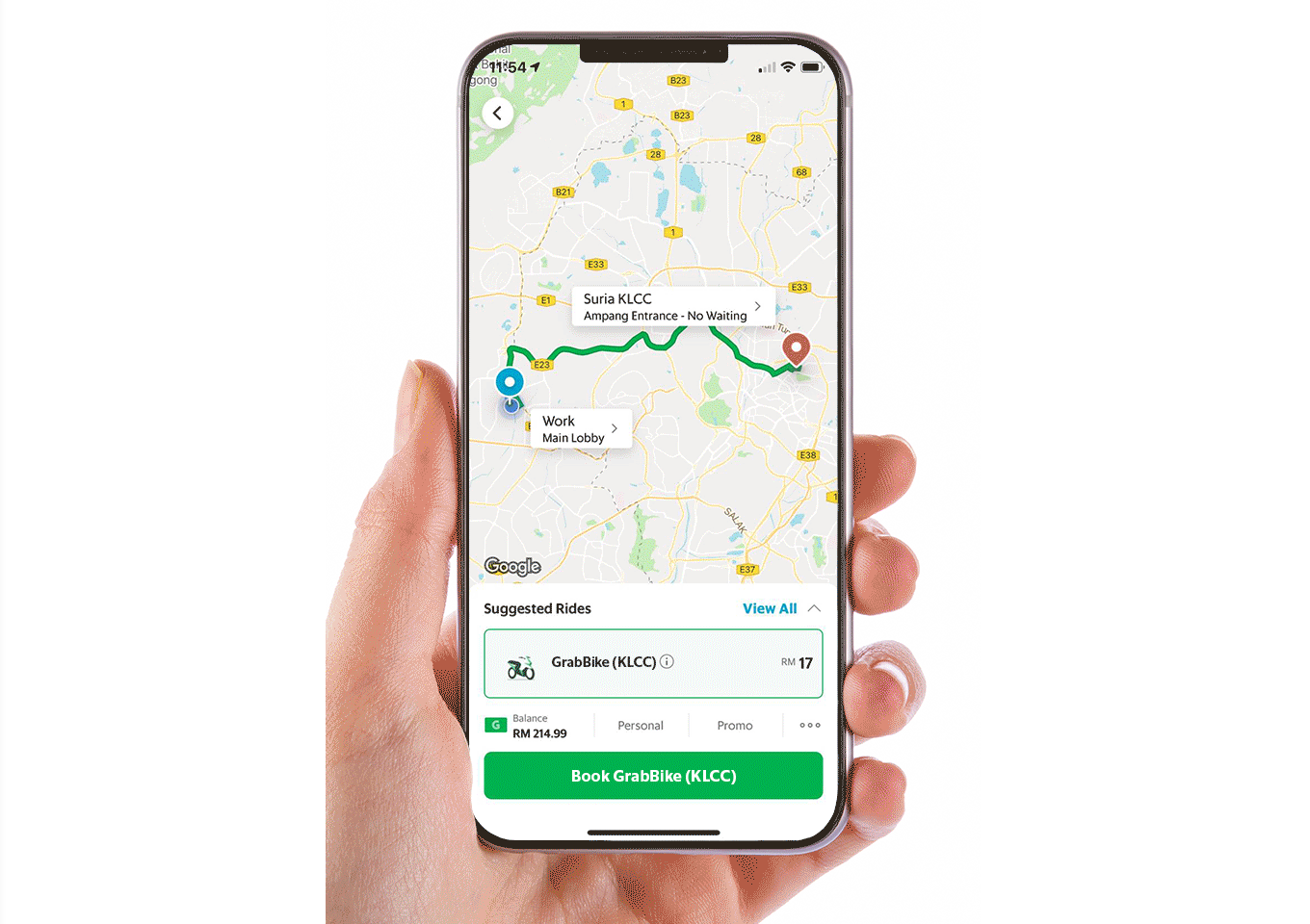 How to book GrabBike