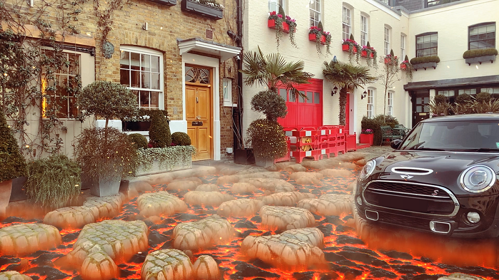 Snapchat Lenses Floor is Lava/Water