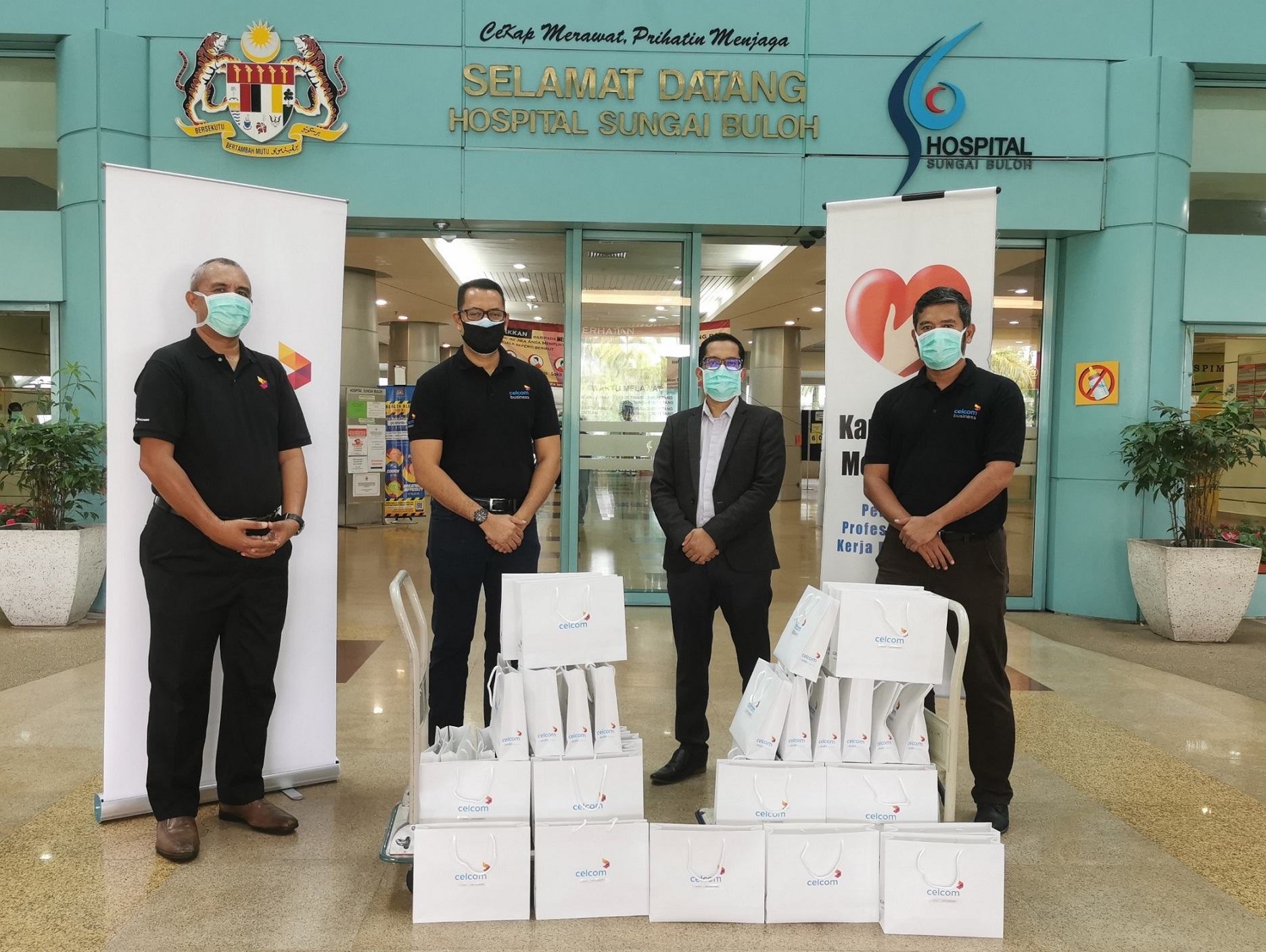 Celcom support COVID-19 frontliners