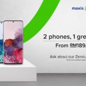 Samsung Galaxy S20 Maxis 2 phones 1 price