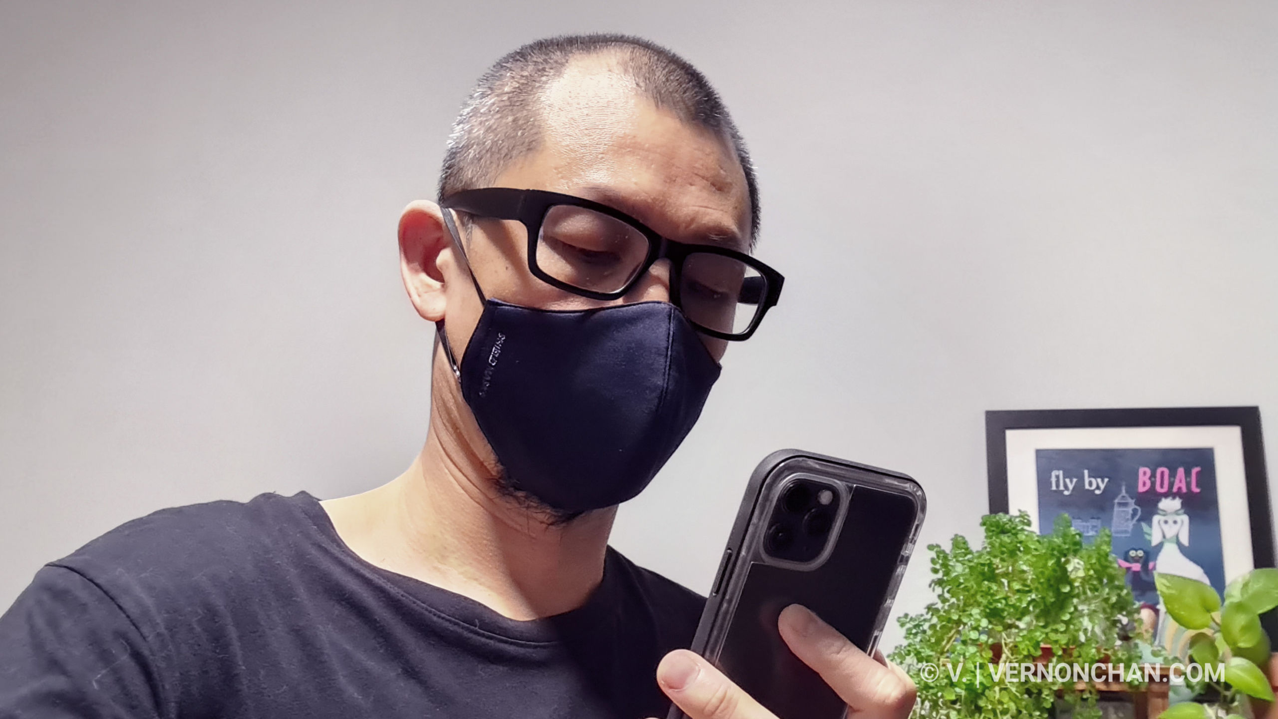 iOS 13.5 face unlock with face mask