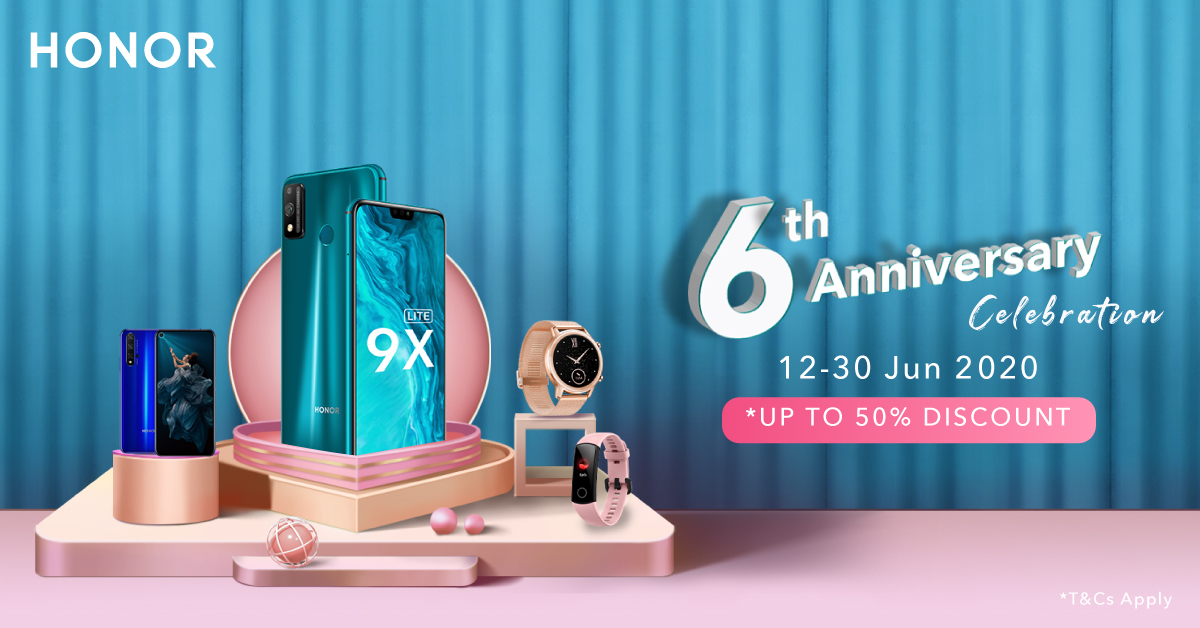 Honor 6th Anniversary Sale