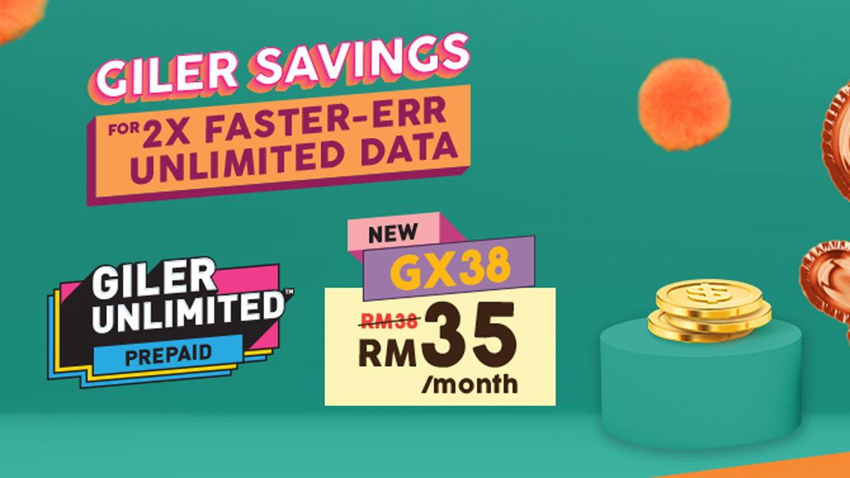 U Mobile Giler Unlimited GX38