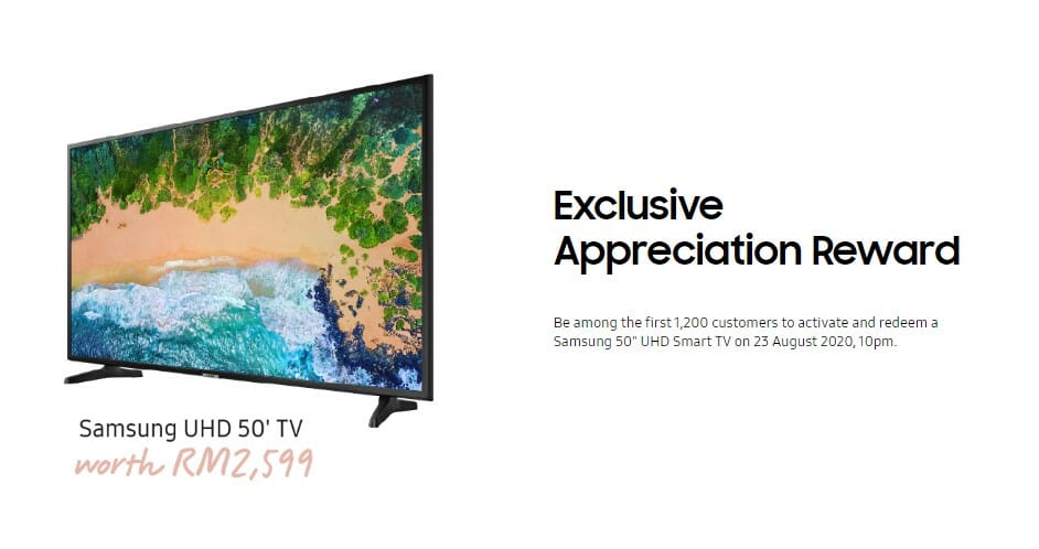 Samsung Galaxy Note20 Free TV
