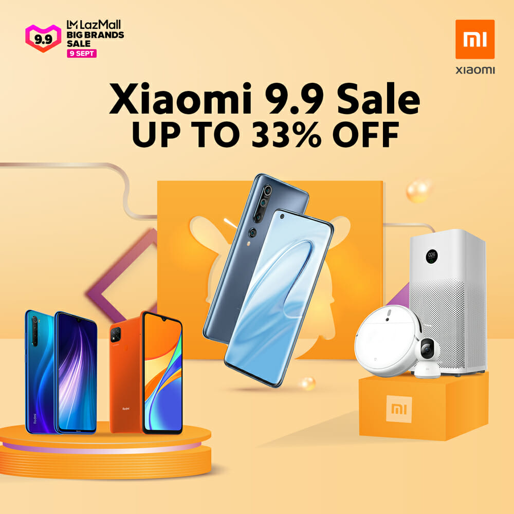 Xiaomi LazMall 9.9 Big Brands Sale