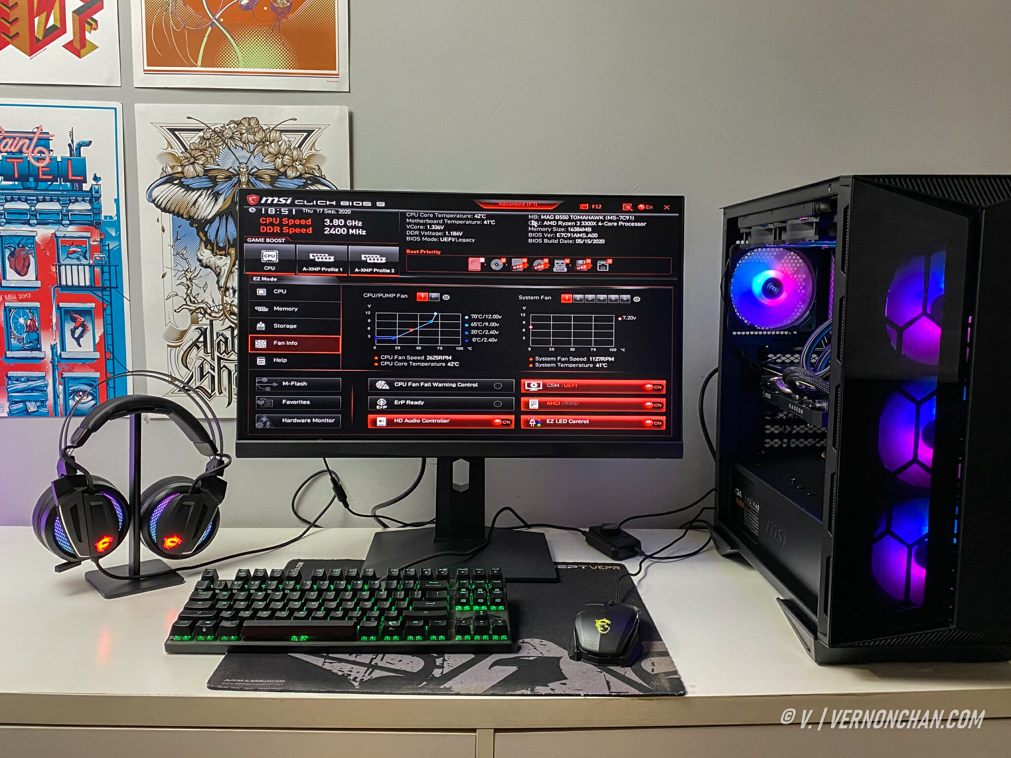 MSI AMD Ryzen 3300X Rig
