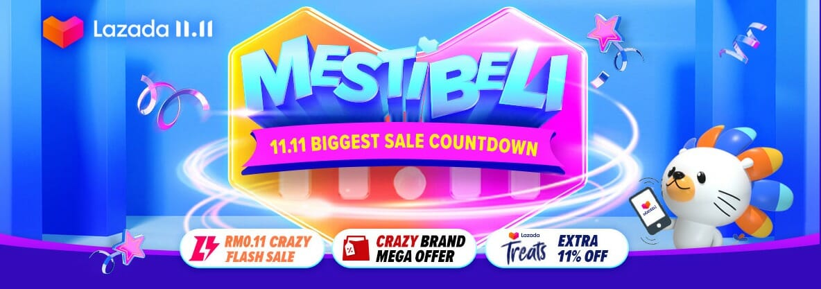 Lazada 11.11 Mesti Beli