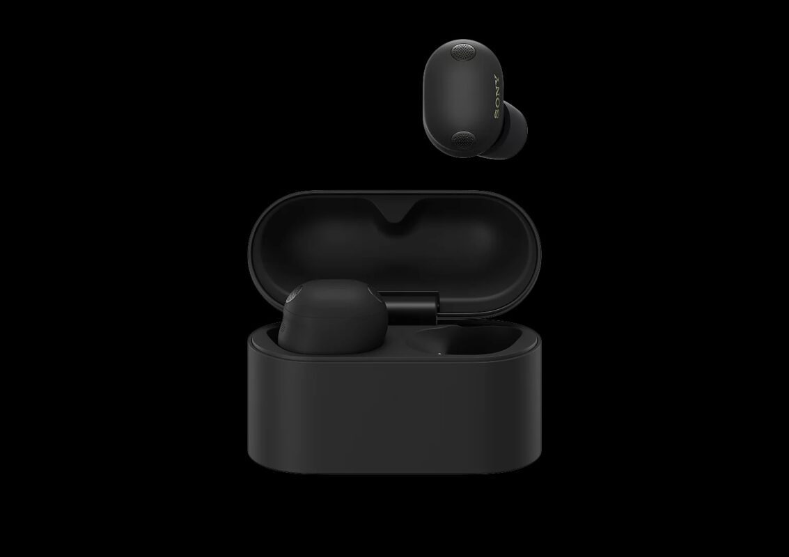 Sony WF-1000XM6 Earbuds Black with Charging Case