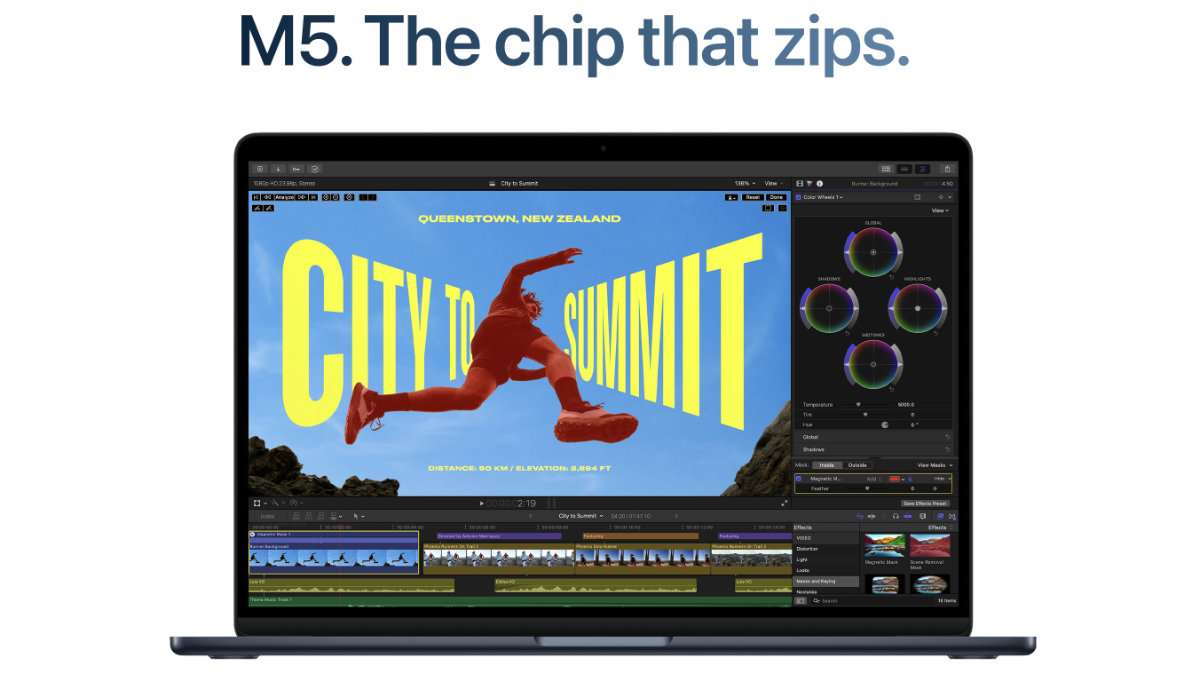 Apple MacBook Air M5. The chip that zips