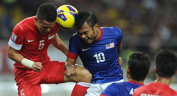 AFF Suzuki Cup 2012 - Malaysia vs Singapore. Image credit: Arep Kulal