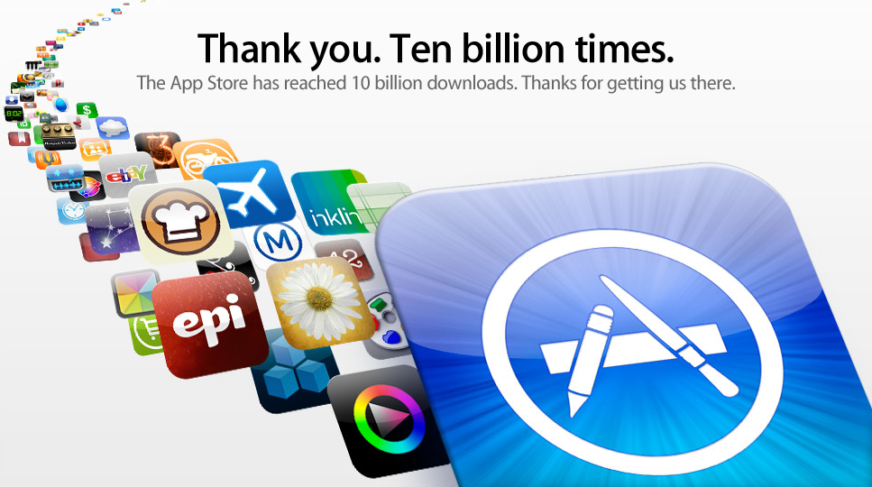 AppStore one billion |