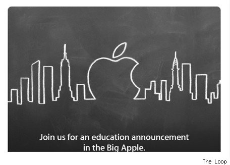 Apple Education Announcement in NYC on Jan 19 2012