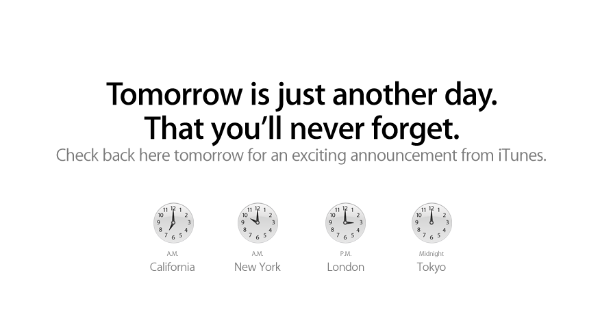 Apple iTunes Teaser |