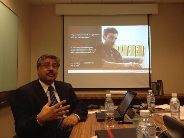 Chandru Relwani of Oracle. Image source: Techcentral