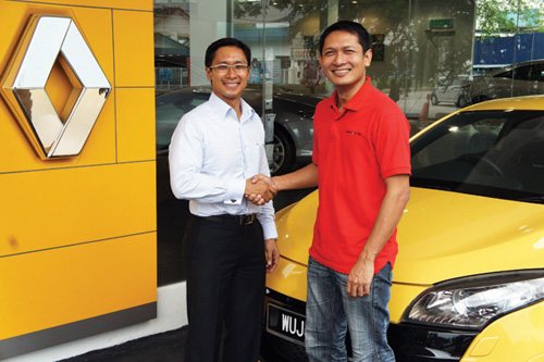 GM TC Euro Cars Reza Mutalib with Faisal Asri Director Ignitionmy