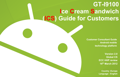 ICS for GALAXY S II