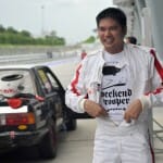 Ignition.my's Founder, Adian Yein looking like a real motorsports fan