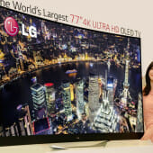 LG 77-inch OLED TV