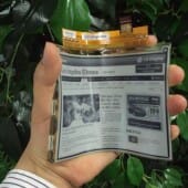LG's Electronic Paper Display (EPD) technology. Image credit: Ubergizmo