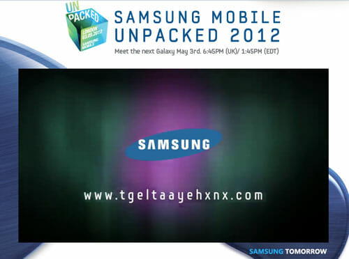 Samsung Mobile Unpacked 2012 |