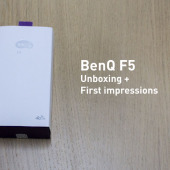 BenQ F5 unboxing
