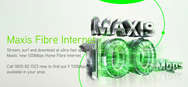 Maxis Fibre Internet 100Mbps