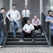 The Mind Blow dream team. From left: Nigel Yap, Alex Wong, Afiq Hanif, Amin Ashaari, Vernon Chan and Najib Hamid.