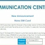 Celcom nano-SIM. Image credit: iHelpBoard