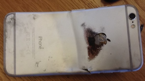 Apple iPhone 6 on fire