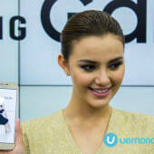 Samsung Galaxy A8 launch with Juliana Evans