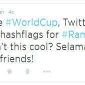 Twitter Ramadan hashflags