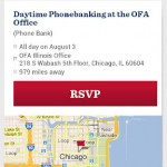 Obama for America app