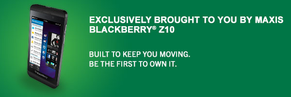 Maxis BlackBerry Z10